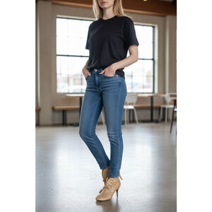 Bijou New York Quilted Patent Leather Bow Booties 8.5 Latte Brown Minimalist